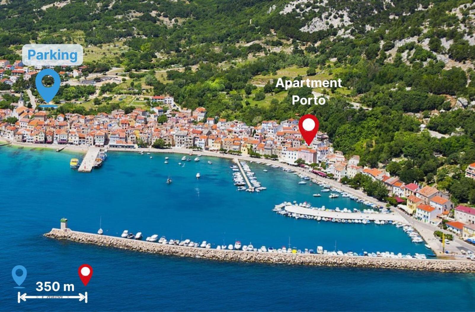 Apartment Porto With Terrace Baška Esterno foto